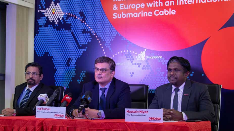 El Sistema de Cable Submarino de Fibra Óptica PEACE Conectará Las Maldivas.