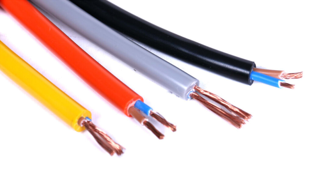 Cables vulcanizados de colores