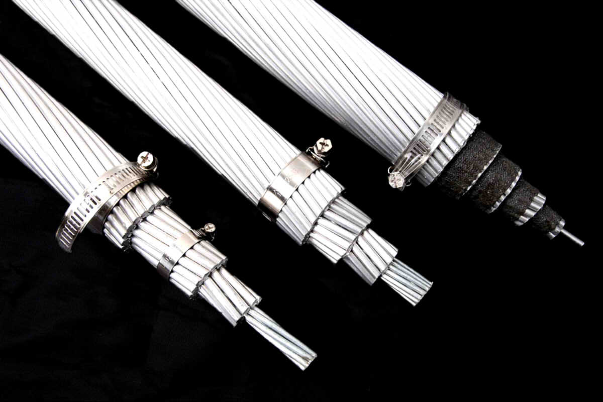 Cables de aluminio desnudos