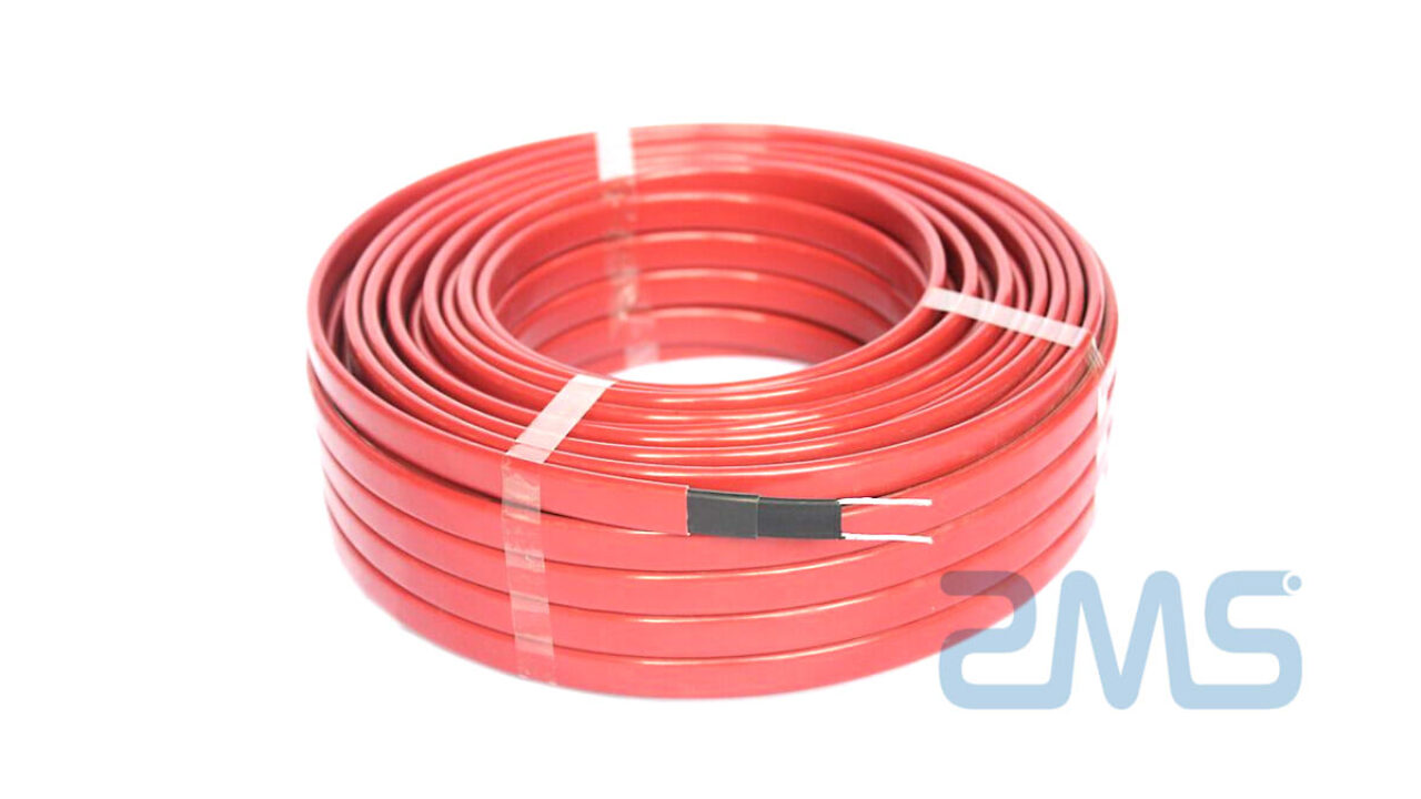 Cable calefactor autorregulable de temperatura media de 12-380 V