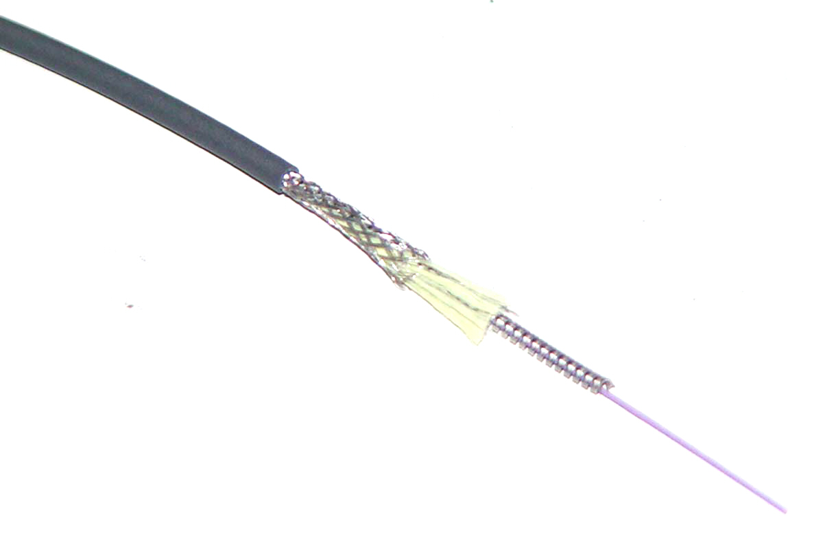 Cable armado de fibra óptica
