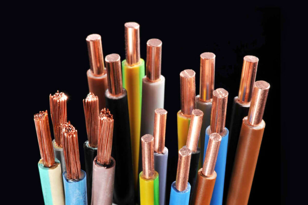Cables de conductor de cobre