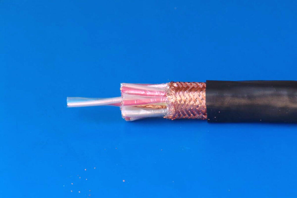 Cable apantallado trenzado de cobre
