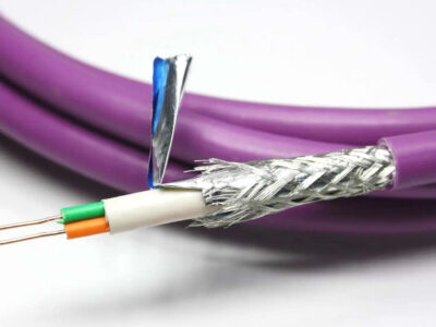 Cable apantallado de dos hilos